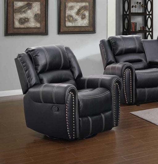 Myco Furniture - Braxton Recliner Chair in Black - 1027-C-BK