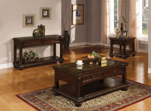 Acme Furniture - Anondale 3 Piece Occasional Table Set in Brown Cherry - 10322-23 - GreatFurnitureDeal