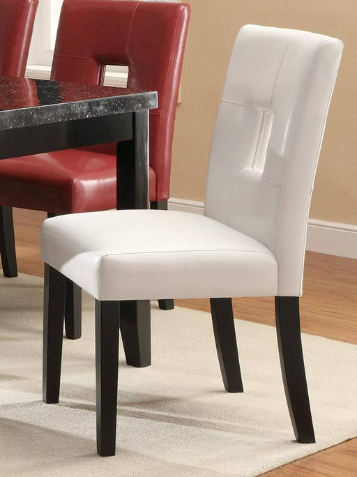 Coaster Furniture - Newbridge White Dining Chair Set of 2 - 103612WHT - GreatFurnitureDeal