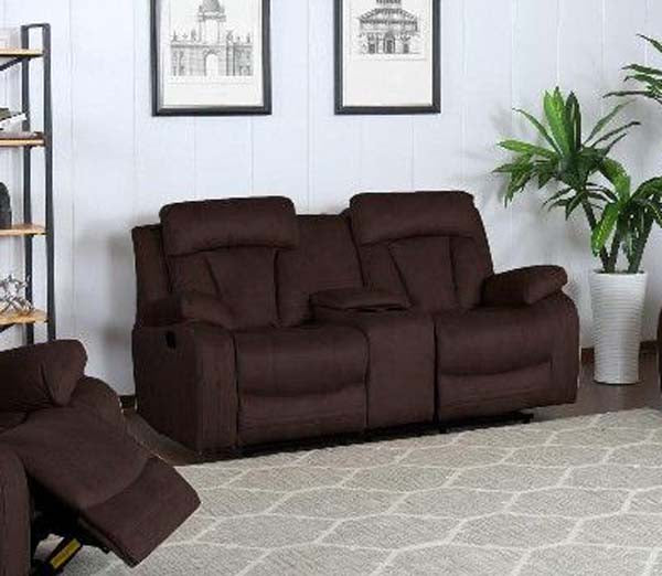 Myco Furniture - Collete 2 Piece Recliner Sofa Set in Brown - 1039-S-CL-BR