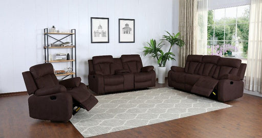 Myco Furniture - Collete Recliner Sofa in Brown - 1039-S-BR - GreatFurnitureDeal
