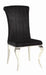 Coaster Furniture - Upholstered Dining Chair (Set of 4) in Black - 105072