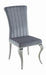 Coaster Furniture - Upholstered Dining Chair in Grey (Set of 4) - 105073