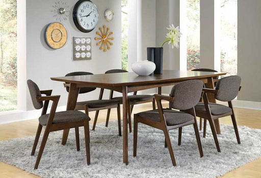 Coaster Furniture - Malone 5 Piece Modern Casual Dining Room Set in Walnut - 105351-S5 - GreatFurnitureDeal
