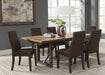 Coaster Furniture - Spring Creek Brown Espresso Extendable Dining Table - 106581