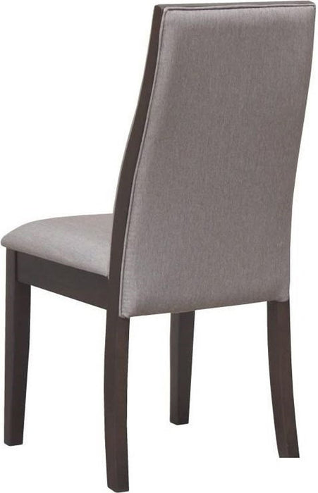 Coaster Furniture - Spring Creek Light Gray Side Chair Set Of 2 - 106583 - Back View