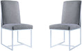 Coaster Furniture - Grey Dining Chair Set of 2 - 107143