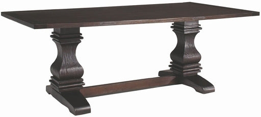 Coaster Furniture - Parkins Rustic Espresso Rectangular Dining Table - 107411 - GreatFurnitureDeal