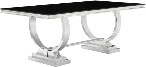 Coaster Furniture - Antoine Chrome Dining Table - 107871 - GreatFurnitureDeal