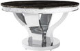 Coaster Furniture - Anchorage Chrome Dining Table - 107891 - GreatFurnitureDeal