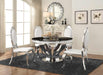 Coaster Furniture - Anchorage Chrome Dining Table - 107891 - GreatFurnitureDeal