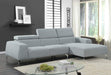 Myco Furniture - Lincoln Sky Blue Sectional - 1080-BL