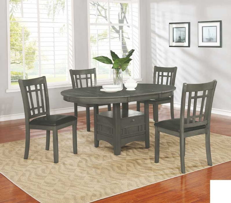 Coaster Furniture - Lavon Brownish Green Extendable Dining Table - 108211 - Room View