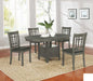 Coaster Furniture - Lavon 5 Piece Brownish Green Extendable Dining Room Set - 108211-S5 - GreatFurnitureDeal