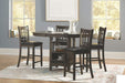 Coaster Furniture - Lavon Gray Extendable Counter Height Dining Table - 108218