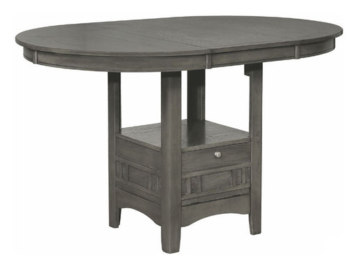 Coaster Furniture - Lavon Gray Extendable Counter Height Dining Table - 108218 - Room View