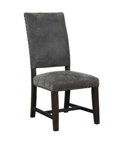 Coaster Furniture - Parsons Side Chair in Warm Grey (Set of 2) - 109142 - GreatFurnitureDeal