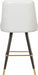 Meridian Furniture - Portnoy Faux Leather Counter Stool Set of 2 in White - 908White-C - GreatFurnitureDeal
