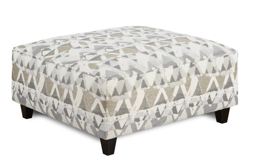 Southern Home Furnishings - Alton Moutain View Cement Cocktail Ottoman in Grey - 109 Mountain View Cement Cocktail Ottoman - GreatFurnitureDeal