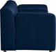 Meridian Furniture - Naya 3 Piece Living Room Set in Navy - 637Navy-S-3SET - GreatFurnitureDeal