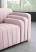 Meridian Furniture - Naya 3 Piece Living Room Set in Pink - 637Pink-S-3SET - GreatFurnitureDeal