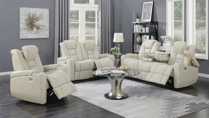 Myco Furniture - Transformers 3 Piece Power Reclining Living Room Set - 1105-SLC-TA