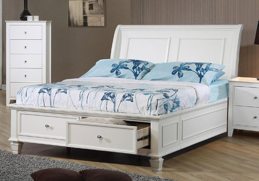 Coaster Furniture - Sandy Beach 4 Piece Twin Sleigh Bedroom Set - 400239T-4SET - GreatFurnitureDeal