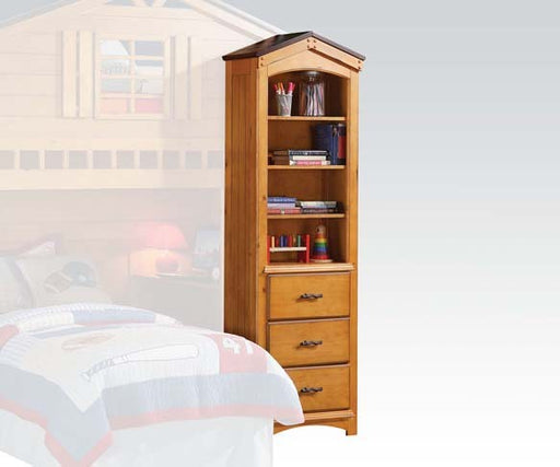 Acme Furniture - Tree House Bookcase Cabinet, Rustic Oak - 10163 - GreatFurnitureDeal