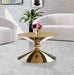 Meridian Furniture - Malia Coffee Table in Gold - 290-CT - GreatFurnitureDeal