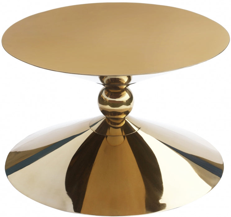 Meridian Furniture - Malia Coffee Table in Gold - 290-CT