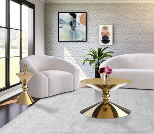 Meridian Furniture - Malia 3 Piece Occasional Table Set in Gold - 290-3SET - GreatFurnitureDeal