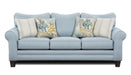 Southern Home Furnishings - Labyrinth Sofa in Sky - 1140 Labyrinth Sky Sofa - GreatFurnitureDeal
