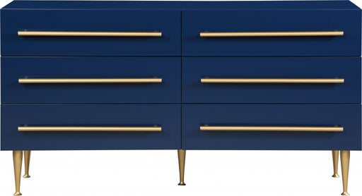 Meridian Furniture - Marisol Dresser in Navy - 844Navy-D - GreatFurnitureDeal