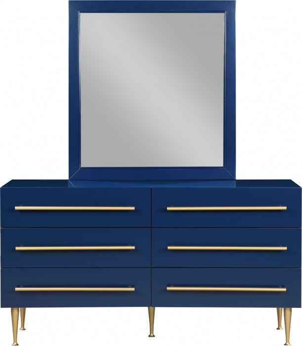 Meridian Furniture - Marisol Dresser in Navy - 844Navy-D - GreatFurnitureDeal