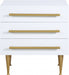 Meridian Furniture - Marisol Nightstand in White - 844White-NS - GreatFurnitureDeal