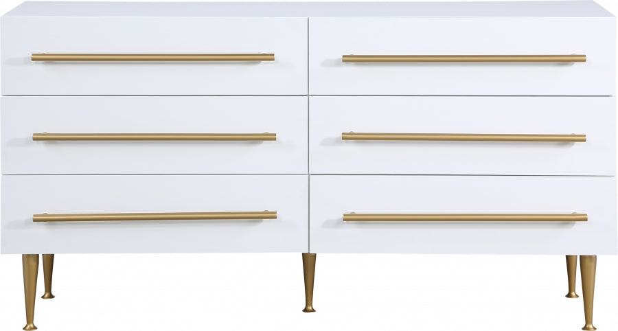 Meridian Furniture - Marisol Dresser in White - 844White-D - GreatFurnitureDeal