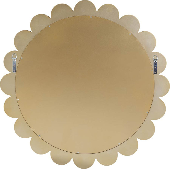 Meridian Furniture - Shell Mirror in Gold - 444-M