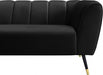 Meridian Furniture - Beaumont 3 Piece Living Room Set in Black - 626Black-S-3SET - GreatFurnitureDeal