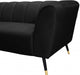 Meridian Furniture - Beaumont Velvet Loveseat in Black - 626Black-L - GreatFurnitureDeal