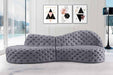 Meridian Furniture - Royal 2 Piece Sectional in Grey - 654Grey-Sectional - GreatFurnitureDeal