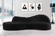 Meridian Furniture - Royal 2 Piece Sectional in Black - 654Black-Sectional - GreatFurnitureDeal