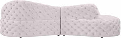 Meridian Furniture - Royal 2 Piece Sectional in Cream - 654Cream-Sectional - GreatFurnitureDeal
