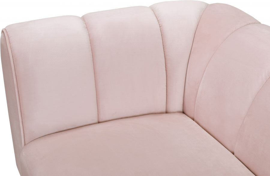 Meridian Furniture - Beaumont Velvet Chair in Pink - 626Pink-C - GreatFurnitureDeal