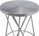 Meridian Furniture - Mercury Counter Stool Set of 2 in Silver - 947Silver - GreatFurnitureDeal