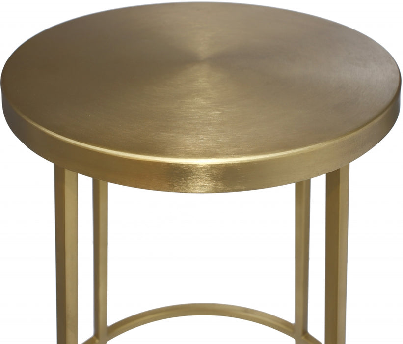 Meridian Furniture - Tyson Bar Stool Set of 2 in Gold - 950Gold