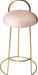 Meridian Furniture - Ring Velvet Counter Stool Set of 2 in Pink - 951Pink-C - GreatFurnitureDeal