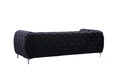 Meridian Furniture - Mercer Velvet Sofa in Black - 646BL-S - GreatFurnitureDeal