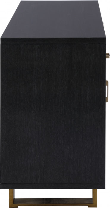 Meridian Furniture - Excel Sideboard-Buffet in Grey Oak Lacquer - 356