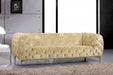 Meridian Furniture - Mercer 3 Piece Living Room Set in Beige -  646BE-S-3SET - GreatFurnitureDeal