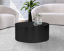 Meridian Furniture - Cylinder Coffee Table in Matte Black - 295-CT - GreatFurnitureDeal